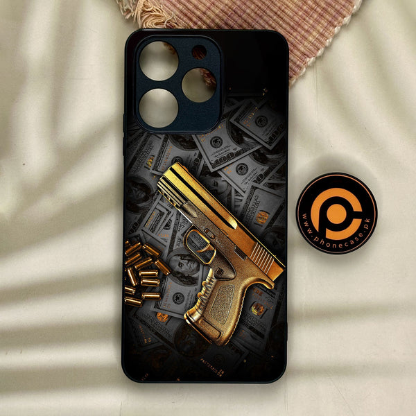 Realme Note 70 - Dollar Design 7 - Premium Metal Printed Soft Bumper Shock Proof Case