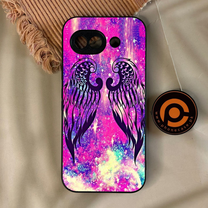 Google Pixel 10A - Angel Wings Design 9 - Premium Metal Printed Soft Bumper Shock Proof Case