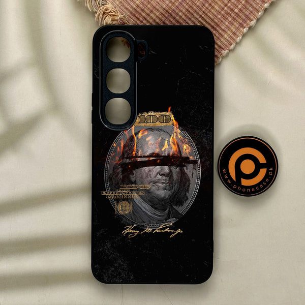 Vivo Y21d - Dollar Design 10 - Premium Metal Printed Soft Bumper Shock Proof Case