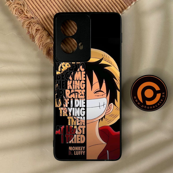 Motorola Edge 2024 - Anime - Premium Metal Printed Soft Bumper Shock Proof Case