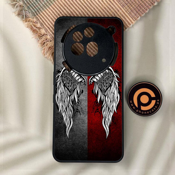 Nothing Phone 3a Pro - Angel Wings Design 2 - Premium Metal Printed Soft Bumper Shock Proof Case