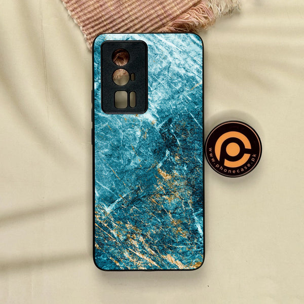 Xiaomi Redmi K60 Pro - Blue 2.0 Design 10 - Premium Metal Printed Soft Bumper Shock Proof Case