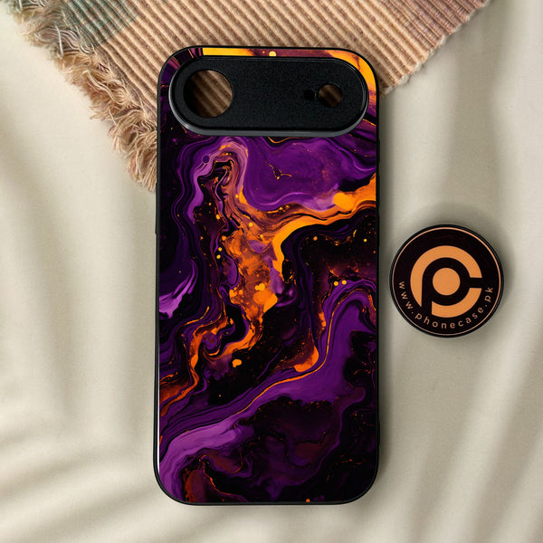 iPhone Air - Liquid Design 7 - Premium Metal Printed Soft Bumper Shock Proof Case