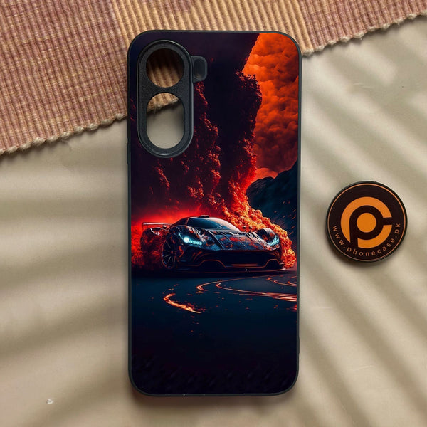 Xiaomi Redmi A7 Pro - Racing Design 6 - Premium Metal Printed Soft Bumper Shock Proof Case