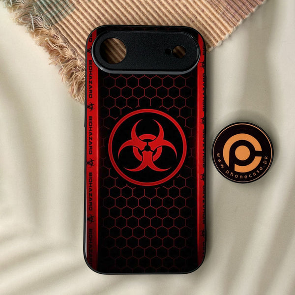 iPhone Air - Biohazard Design 5 - Premium Metal Printed Soft Bumper Shock Proof Case