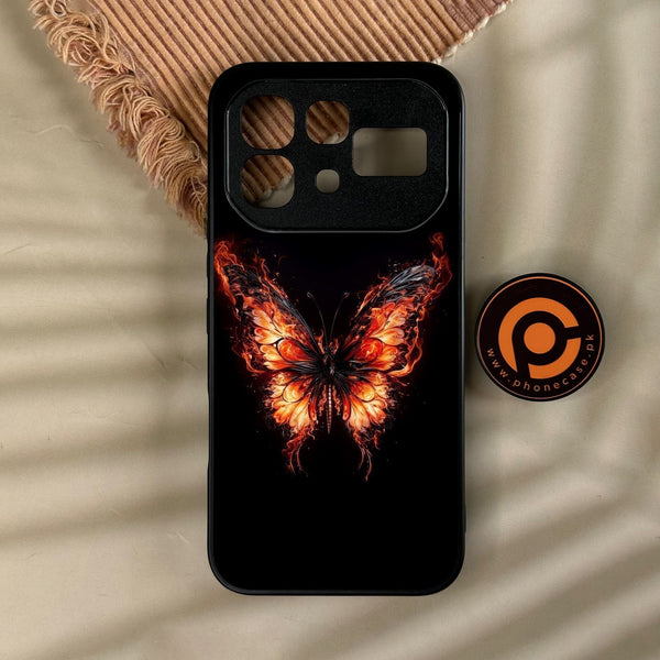 Infinix Note 60 - Butterflies Design 5 - Premium Metal Printed Soft Bumper Shock Proof Case