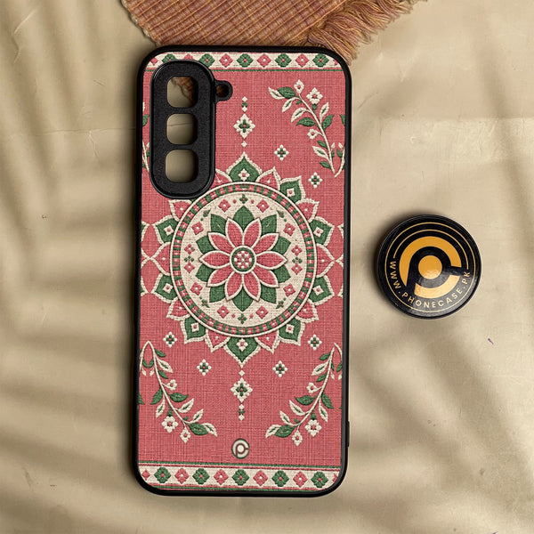 Infinix Hot 70 - Classic Weave Design 15 - Premium Metal Printed Soft Bumper Shock Proof Case