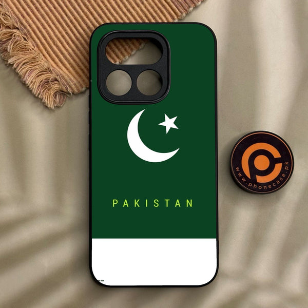 Realme  16 Pro - Pakistani Flag Design 5 - Premium Metal Printed Soft Bumper Shock Proof Case