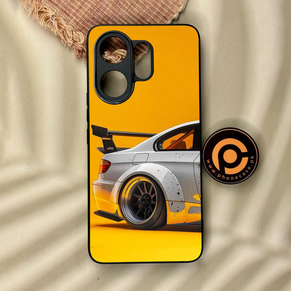 Vivo V60 - M3 Gt2 Racing Car - Premium Metal Printed Soft Bumper Shock Proof Case