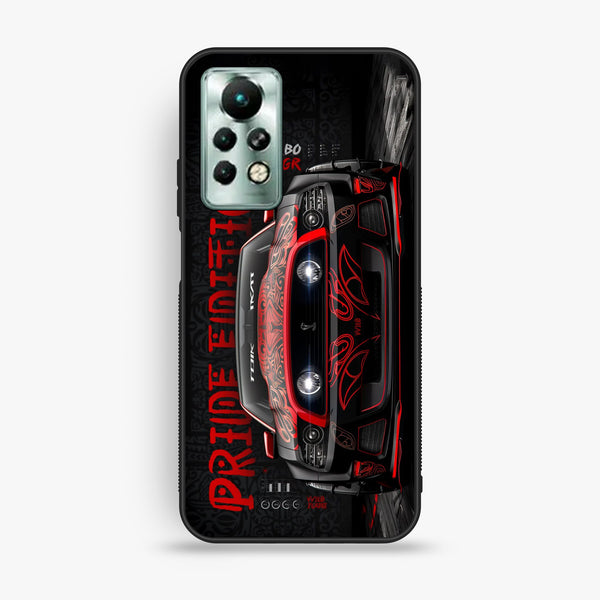 Infinix Note 11 Pro - Cobra X Racing Car - Premium Metal Printed Soft Bumper Shock Proof Case