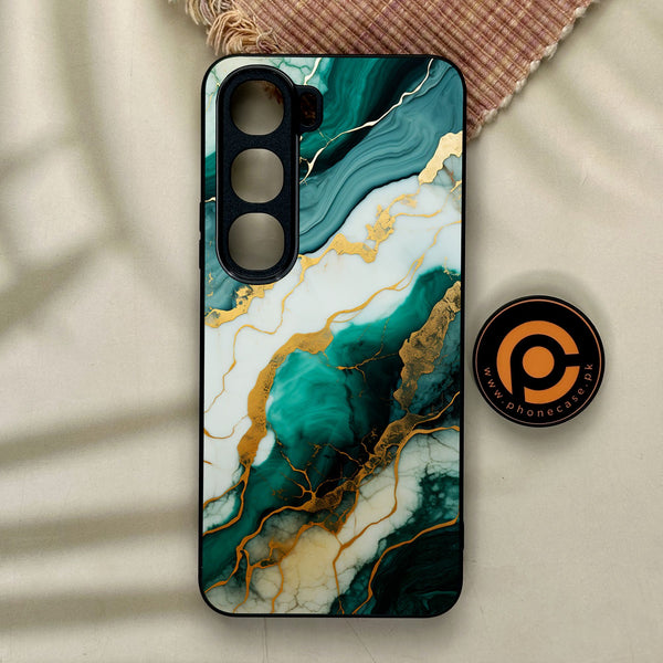 Vivo Y21d - Liquid Design 3 - Premium Metal Printed Soft Bumper Shock Proof Case