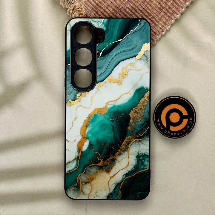 Vivo Y21d - Liquid Design 3 - Premium Metal Printed Soft Bumper Shock Proof Case