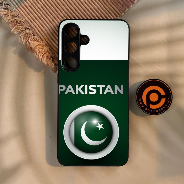 Galaxy S25 Plus - Pakistani Flag Design 7 - Premium Metal Printed Soft Bumper Shock Proof Case