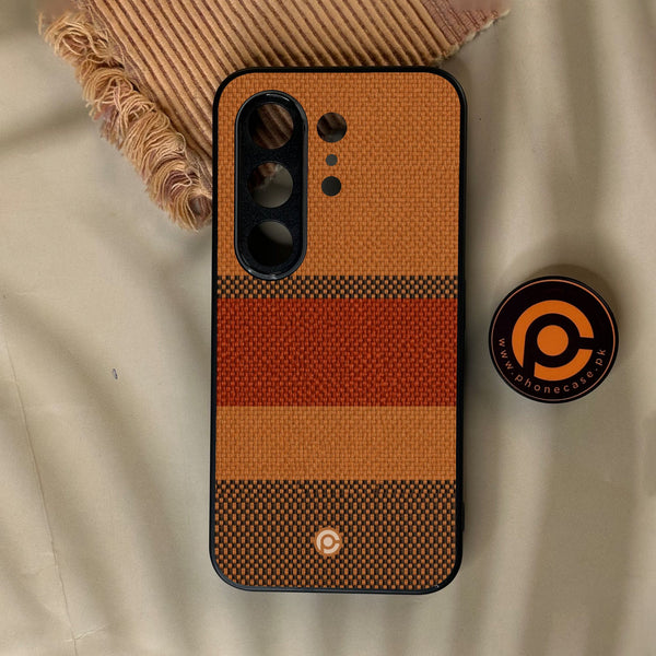 Tecno Camon 50 4G - Classic Weave Design 3 - Premium Metal Printed Soft Bumper Shock Proof Case
