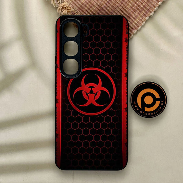 Vivo Y21d - Biohazard Design 5 - Premium Metal Printed Soft Bumper Shock Proof Case