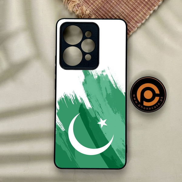 Realme 15 - Pakistani Flag Design 8 - Premium Metal Printed Soft Bumper Shock Proof Case