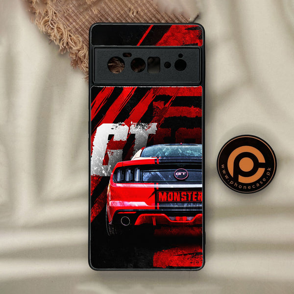 Google Pixel 6 Pro - Speed Shift Racing Car - Premium Metal Printed Soft Bumper Shock Proof Case