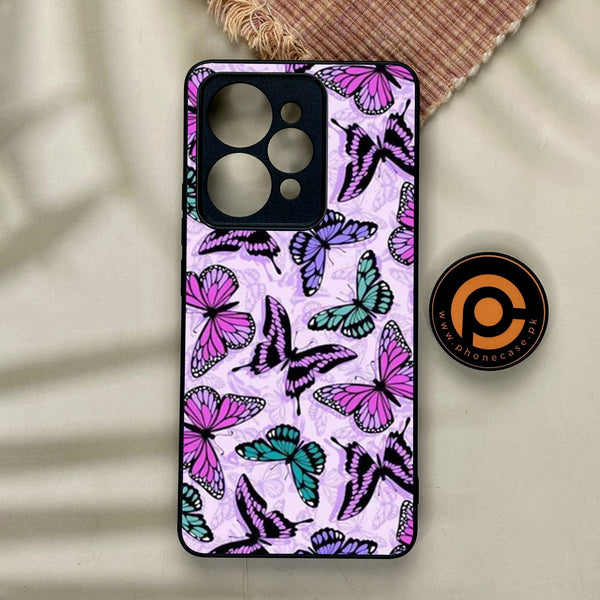 Realme 15 Pro - Butterflies Design 10 - Premium Metal Printed Soft Bumper Shock Proof Case