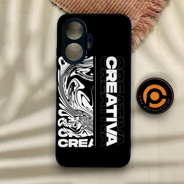 Xiaomi Redmi Turbo 4 Pro - Creative - Premium Metal Printed Soft Bumper Shock Proof Case