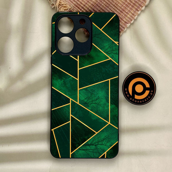 Realme Note 70 - Geometric Design 10 - Premium Metal Printed Soft Bumper Shock Proof Case