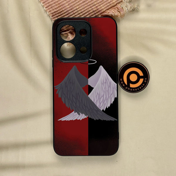 Xiaomi Redmi 15C - Angel 2.0 Design 7 - Premium Metal Printed Soft Bumper Shock Proof Case