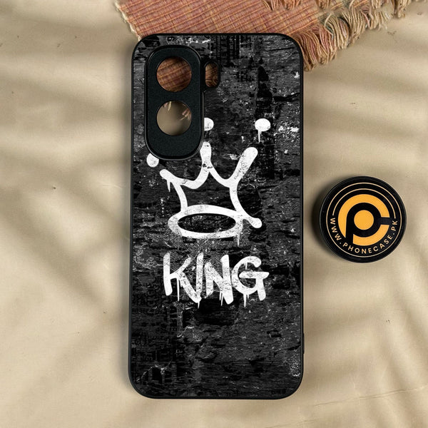 iQoo Z11 - King Design 8 - Premium Metal Printed Soft Bumper Shock Proof Case