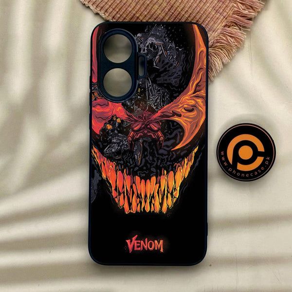 Xiaomi Redmi Turbo 4 Pro - Venom Case - Premium Metal Printed Soft Bumper Shock Proof Case