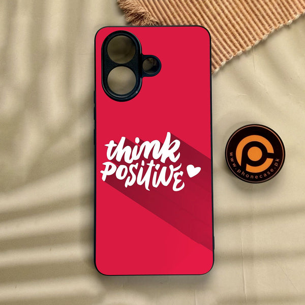 Vivo V60 Lite  - Think Positive Design - Premium Metal Printed Soft Bumper Shock Proof Case