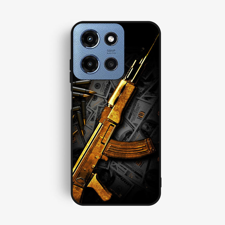 Motorola G Power 2025 - Dollar Design 6 - Premium Metal Printed Soft Bumper Shock Proof Case