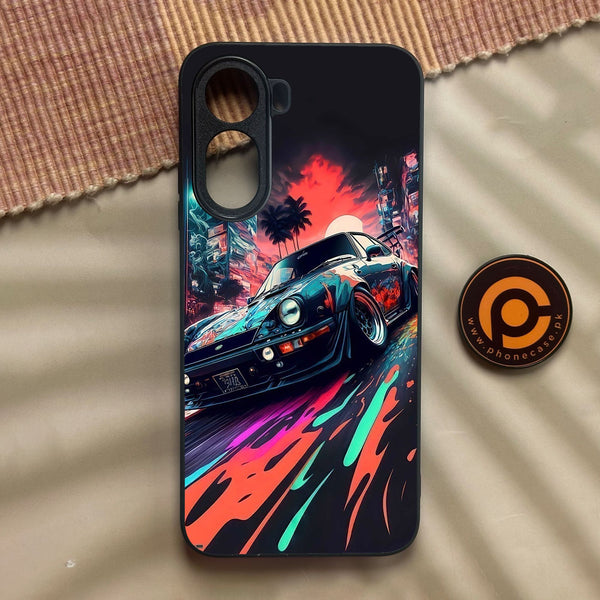 Xiaomi Redmi A7 Pro - Racing Series 2.0 Design 7 - Premium Metal Printed Soft Bumper Shock Proof Case
