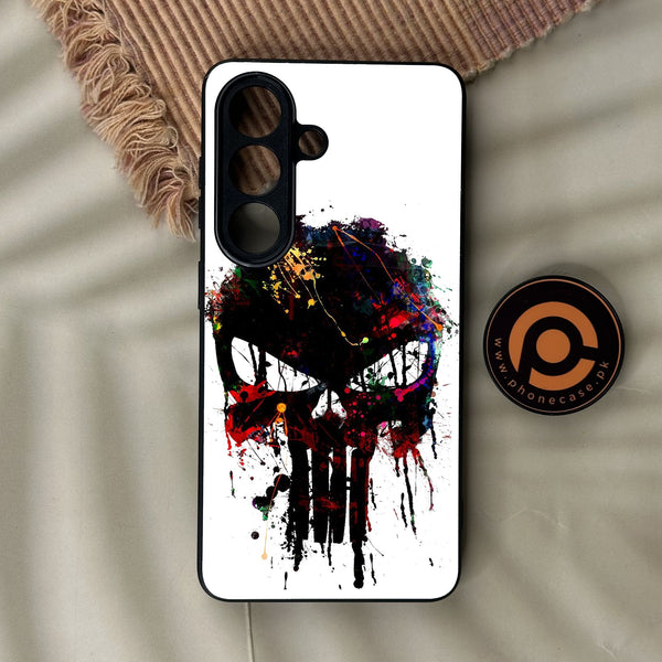 Samsung Galaxy S26 Plus - Punisher Skull Design - Premium Metal Printed Soft Bumper Shock Proof Case