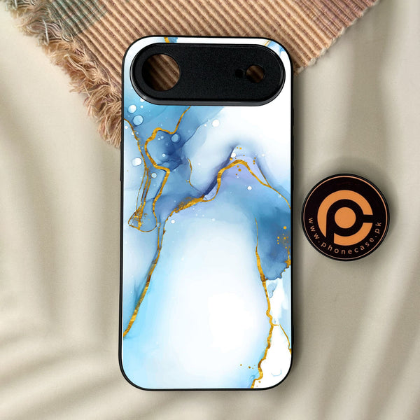 iPhone Air - Blue 2.0 Design 6 - Premium Metal Printed Soft Bumper Shock Proof Case