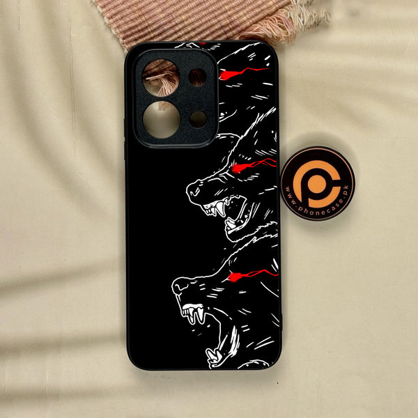 Xiaomi Redmi 15C - Black Art Design 7 - Premium Metal Printed Soft Bumper Shock Proof Case