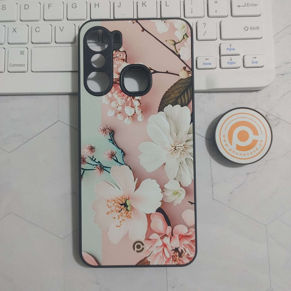 Infinix Hot 12 Pro - Floral Design 10 - Premium Printed Metal soft Bumper shock Proof Case CS-25765