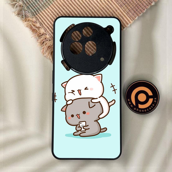 Nothing Phone 3a Pro - Cute Bubu Dudu Design 1 - Premium Metal Printed Soft Bumper Shock Proof Case