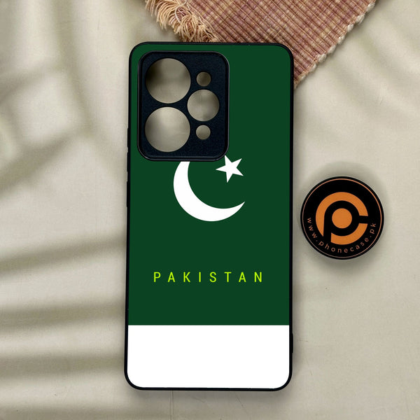 Realme 15 - Pakistani Flag Design 5 - Premium Metal Printed Soft Bumper Shock Proof Case