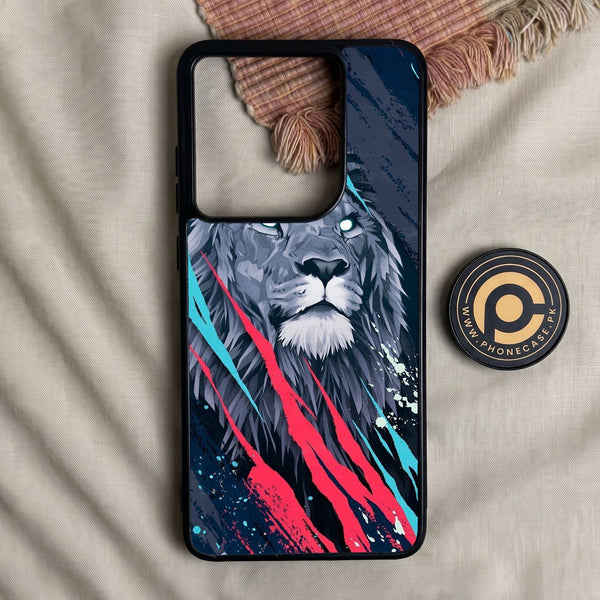 Motorola G styles 2025 - Abstract Animated Lion - Premium Metal Printed Soft Bumper Shock Proof Case