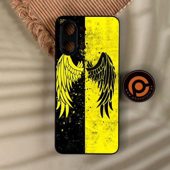 Vivo Y05 - Angel 2.0 Design 1 - Premium Metal Printed Soft Bumper Shock Proof Case