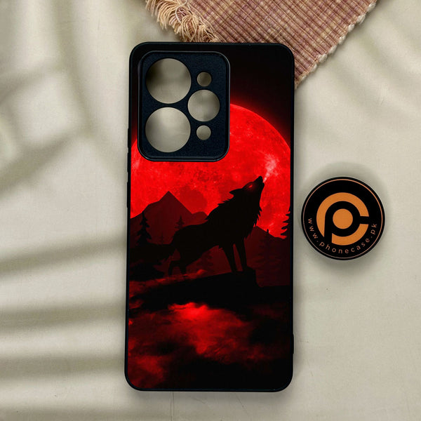 Realme 15 - Wolf Design 5 - Premium Metal Printed Soft Bumper Shock Proof Case