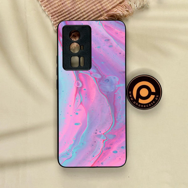 Xiaomi Redmi K60 Pro - Pink Marble 2.0 Design 1 - Premium Metal Printed Soft Bumper Shock Proof Case