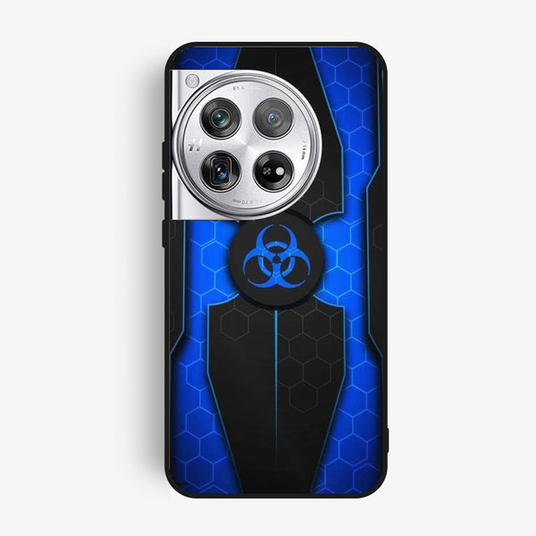 Oneplus 12 - Biohazard Design 1 - Premium Metal Printed Soft Bumper Shock Proof Case