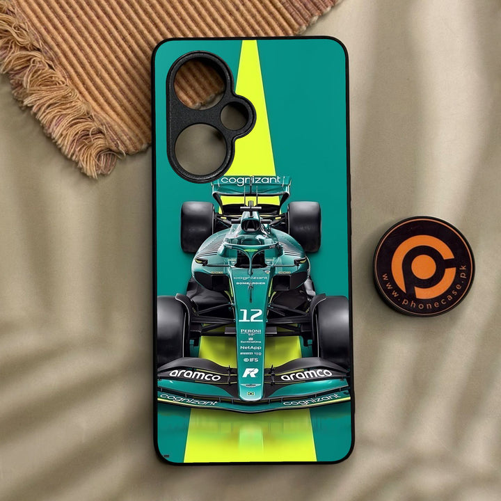Oneplus Nord CE 3 Lite - Formula 1 Design 6 - Premium Metal Printed Soft Bumper Shock Proof Case