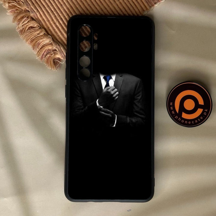 Xiaomi Mi Note 10 Lite - Black Art Design 1 - Premium Metal Printed Soft Bumper Shock Proof Case