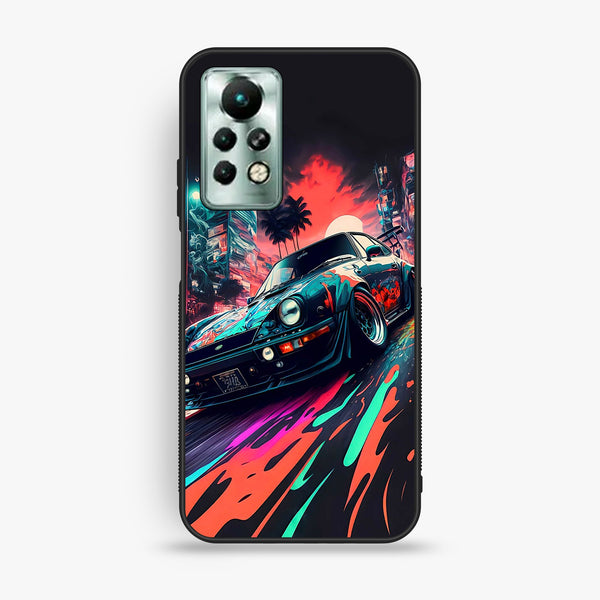 Infinix Note 11 Pro - Racing Series 2.0 Design 7 - Premium Metal Printed Soft Bumper Shock Proof Case