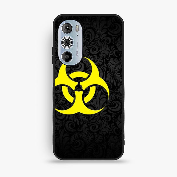Motorola Edge 30 Pro - Biohazard Design 10 - Premium Metal Printed Soft Bumper Shock Proof Case