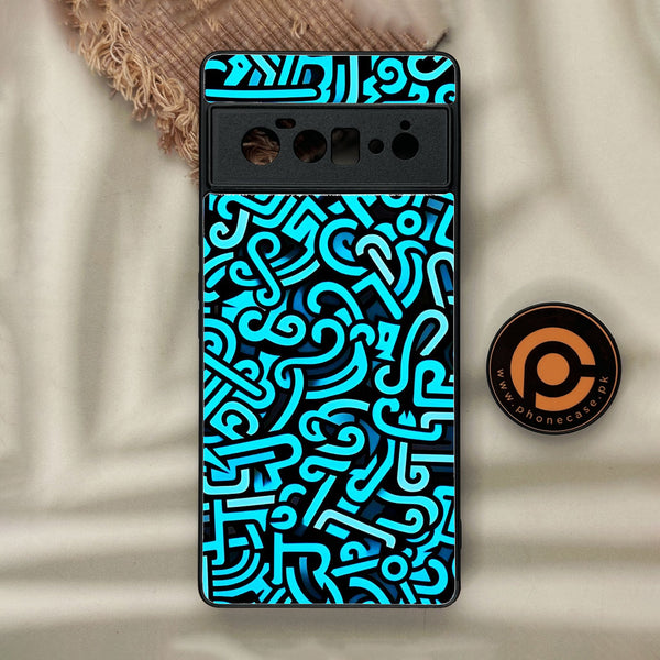 Google Pixel 6 Pro - Doodle Design - Premium Metal Printed Soft Bumper Shock Proof Case