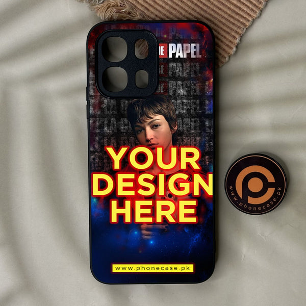Oppo A6K - Customize Your Own - Premium Metal Printed Soft Bumper Shock Proof Case