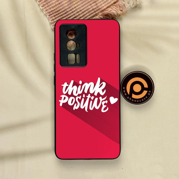 Xiaomi Redmi K60 Pro - Think Positive Design - Premium Metal Printed Soft Bumper Shock Proof Case