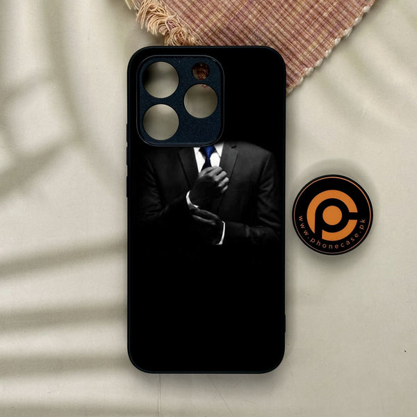 Realme 15T - Black Art Design 1 - Premium Metal Printed Soft Bumper Shock Proof Case