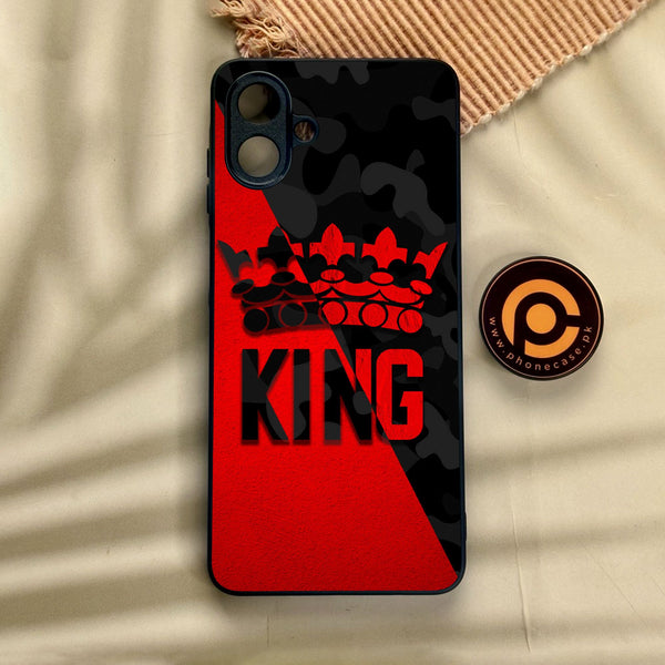 Samsung Galaxy A07 - King Design 6 - Premium Metal Printed Soft Bumper Shock Proof Case